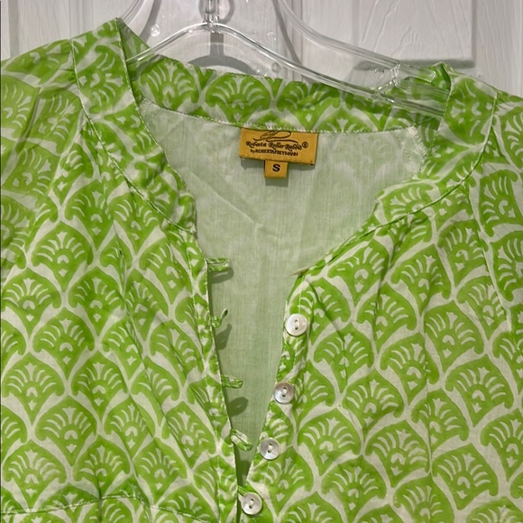 Roller Rabbit Green Maxi - Picture 2 of 5